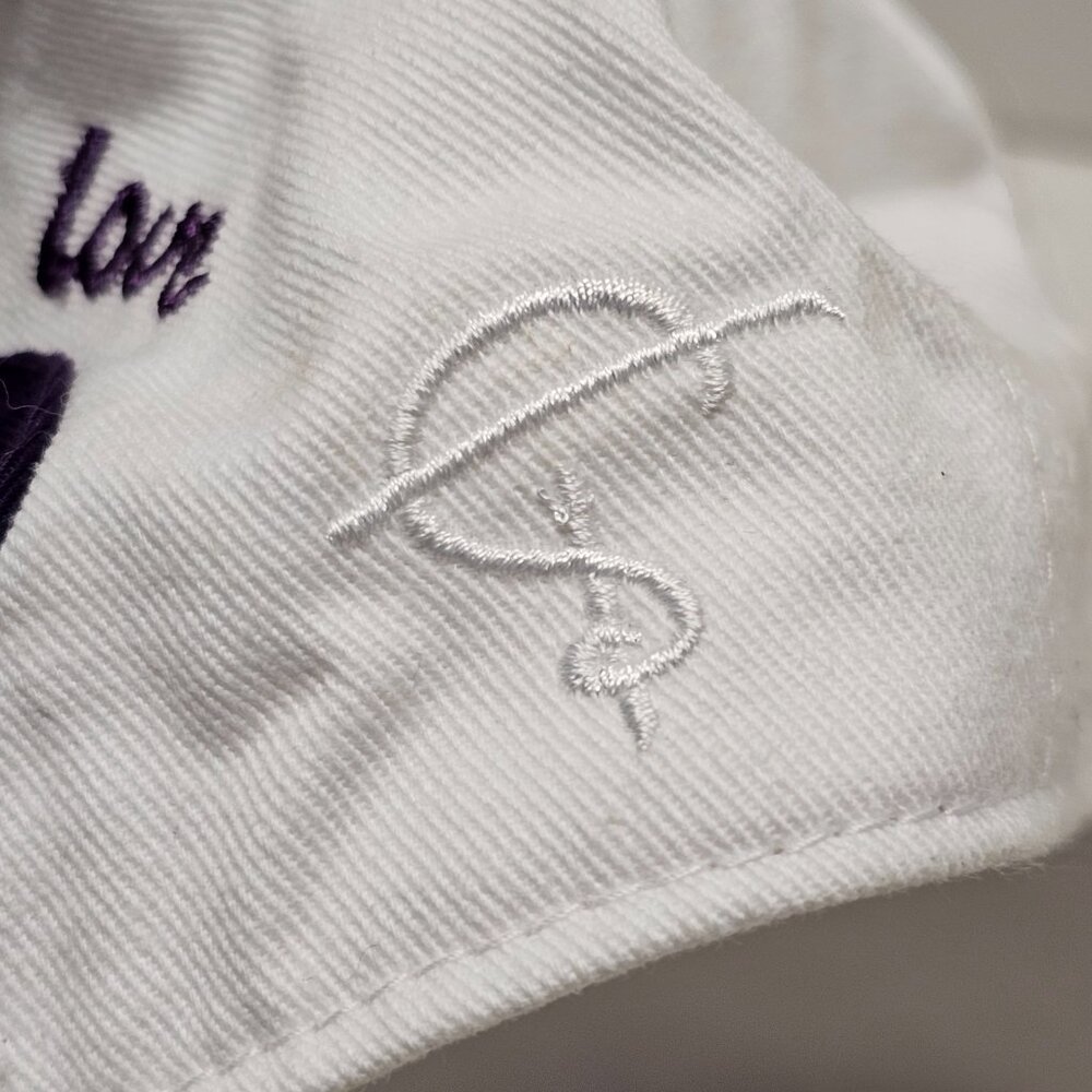 Taylor Swift RARE Adjustable Back Hat Cap Purple Pink Butterfly Love Love Love ❤ - Picture 11 of 14